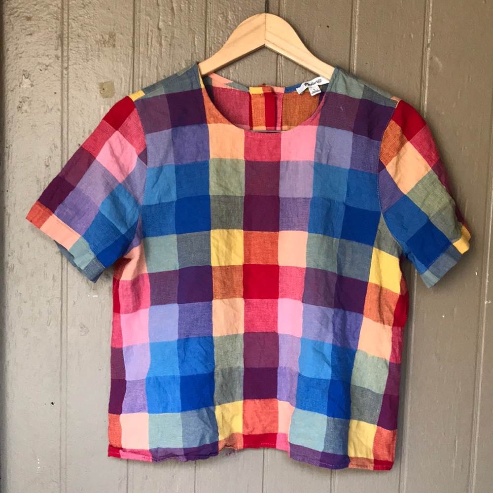 Madewell *Like New* plaid top